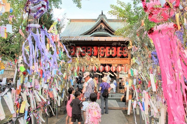 七夕神社の夏まつり